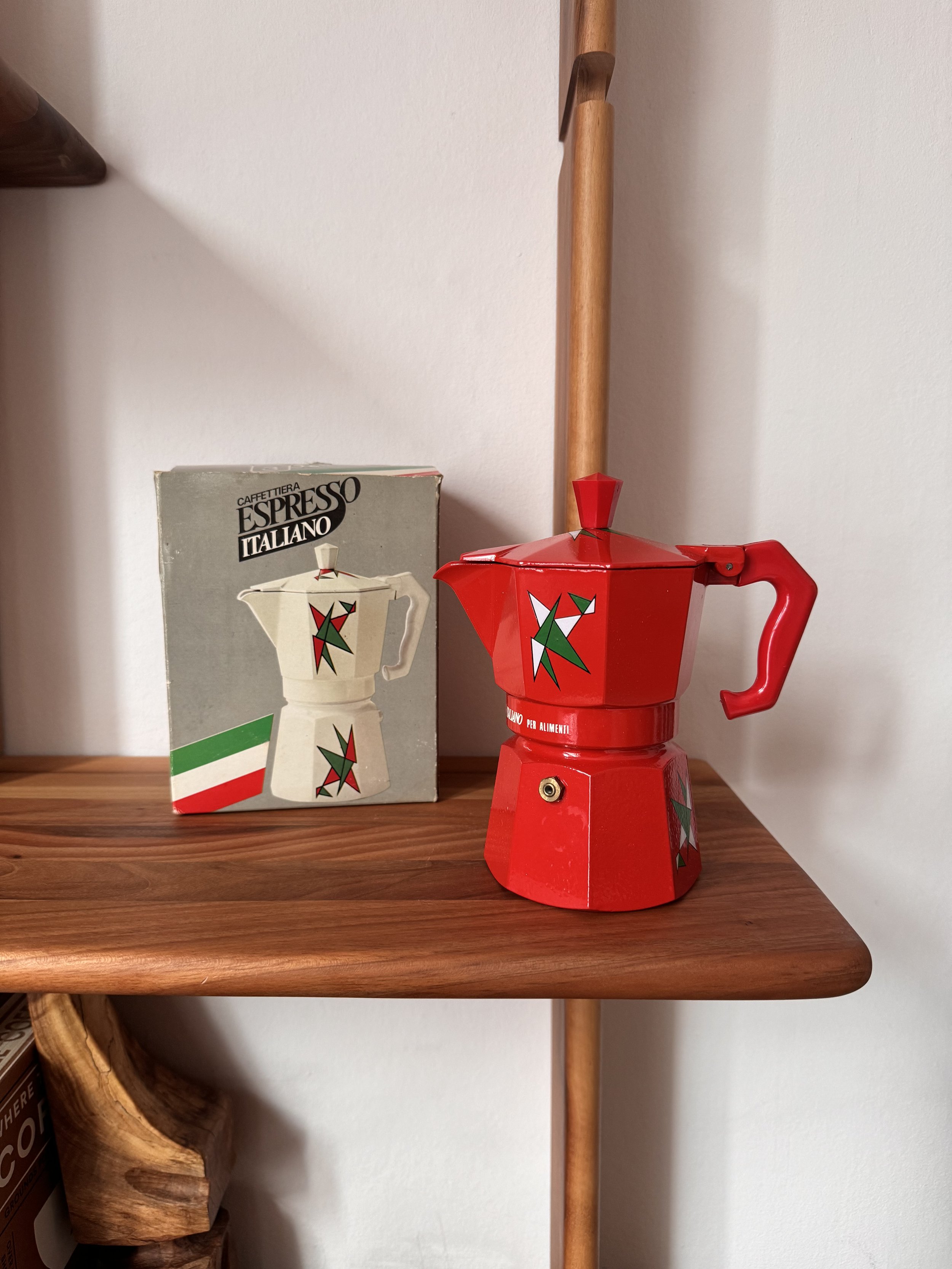 Rare ABC Crusinallo Red Moka Pot — my moka home